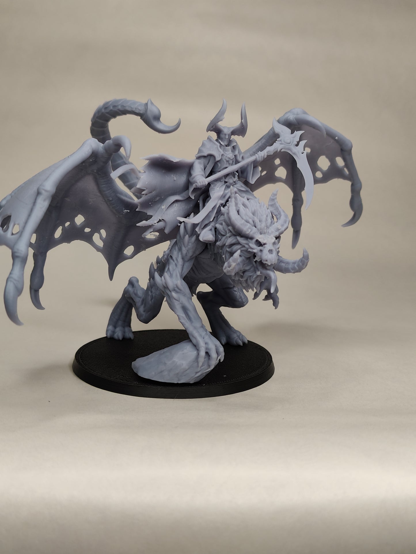 Mayhem Sorcerer on Undead Manticore