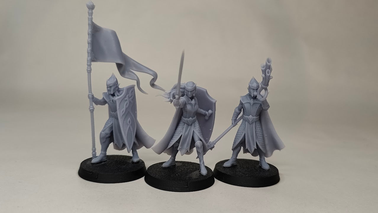 Evergreen Elves Forest Militia Command Group