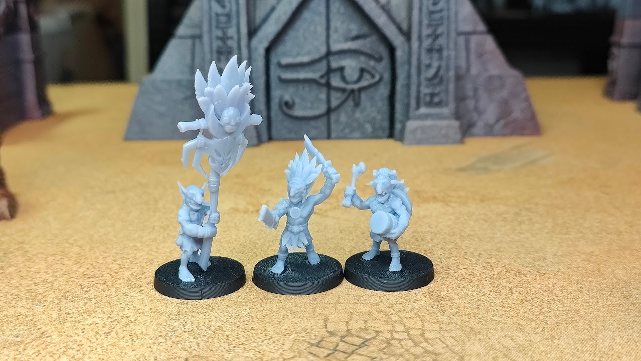 The Black Horde Goblins Jungle Warriors Command Group