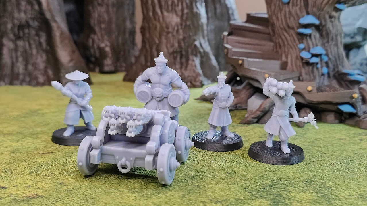 Rocket Battery with Crew