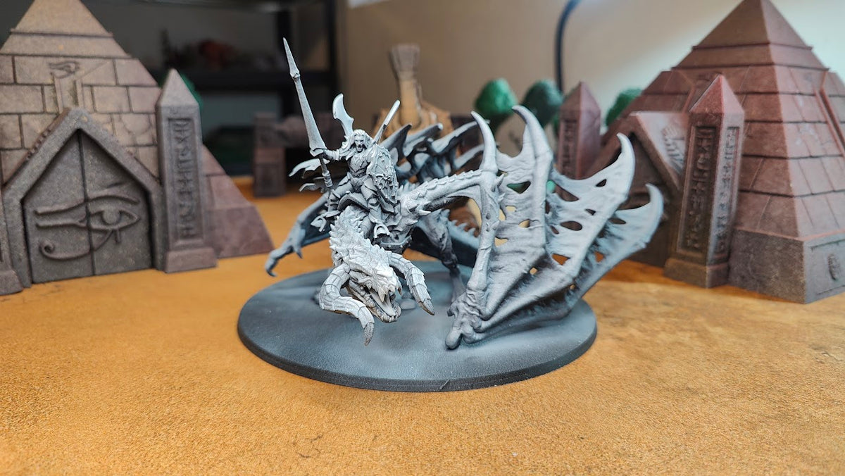 Tarkean, Lord Vampire on Undead Dragon