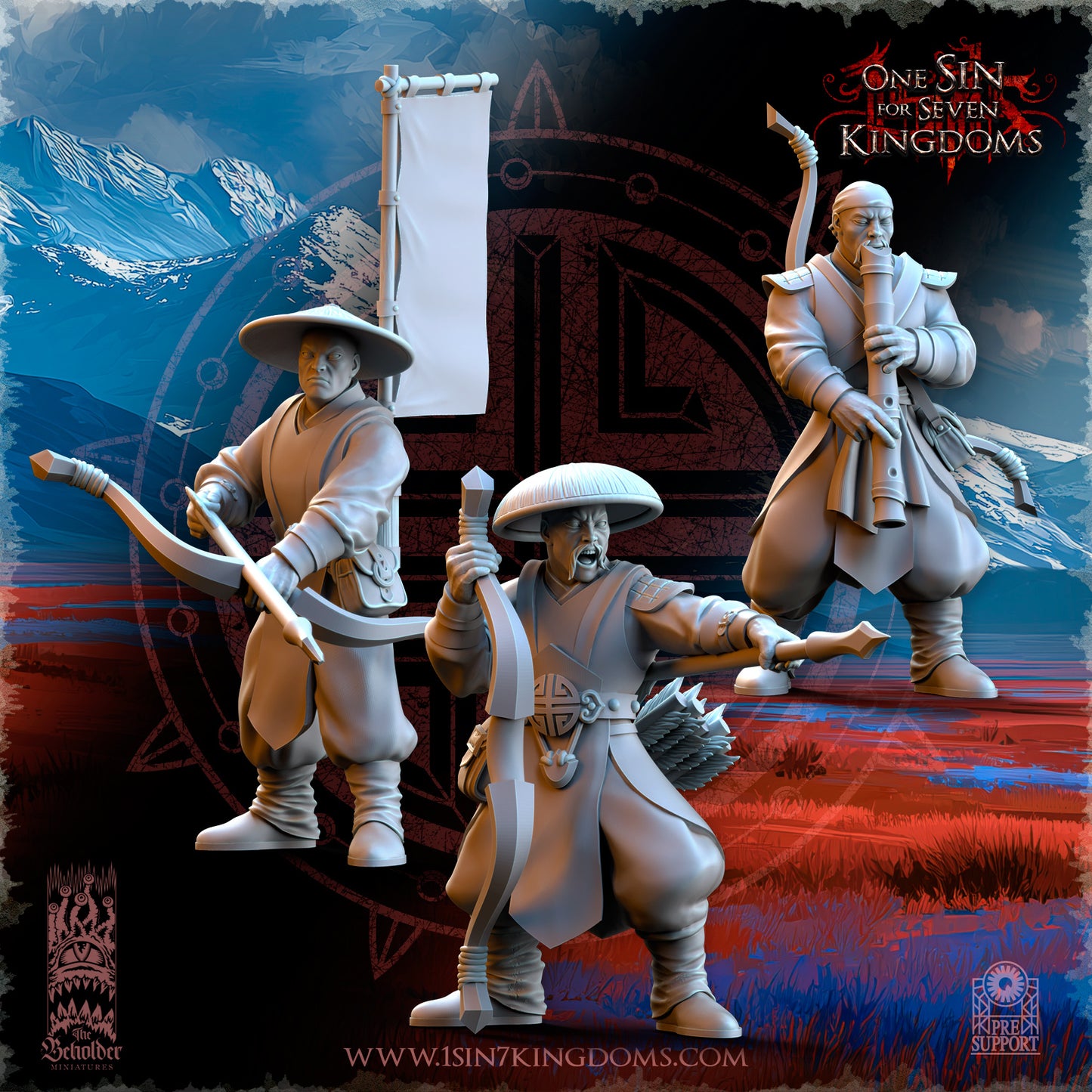 Astarii Dynasty Peasant Militia Archers Command Group