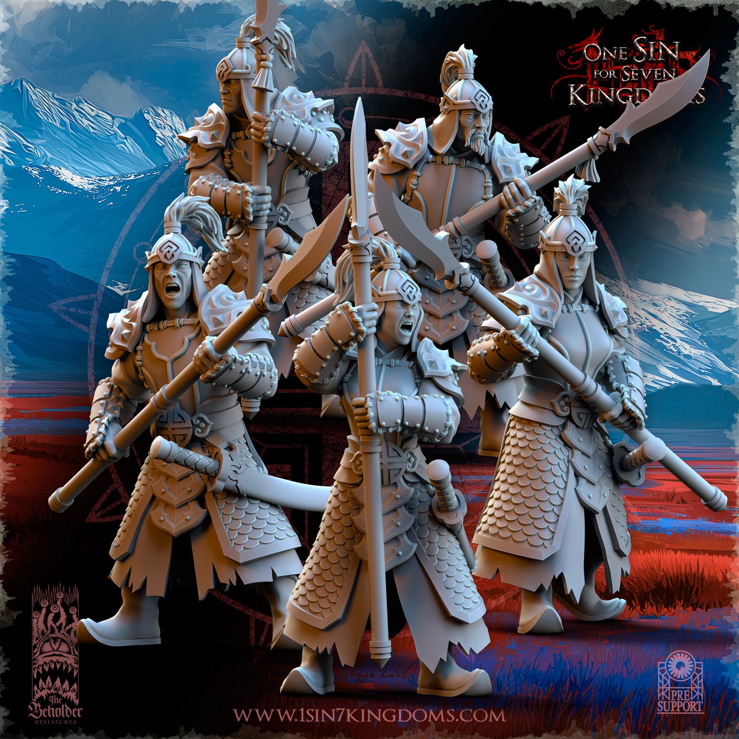 Astarii Dynasty Spearmen with Halberd