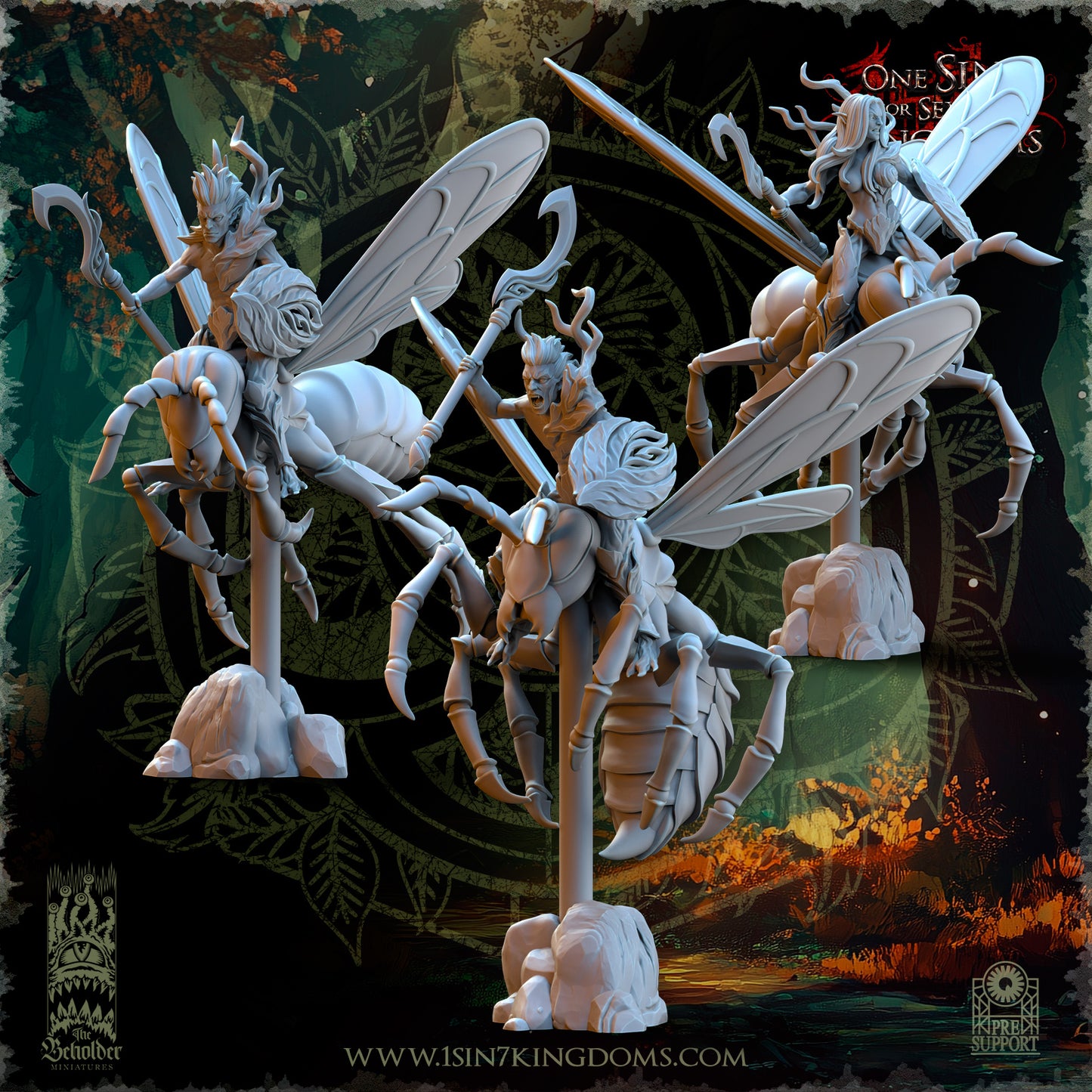 Evergreen Elves Spirits of the Forest Riders