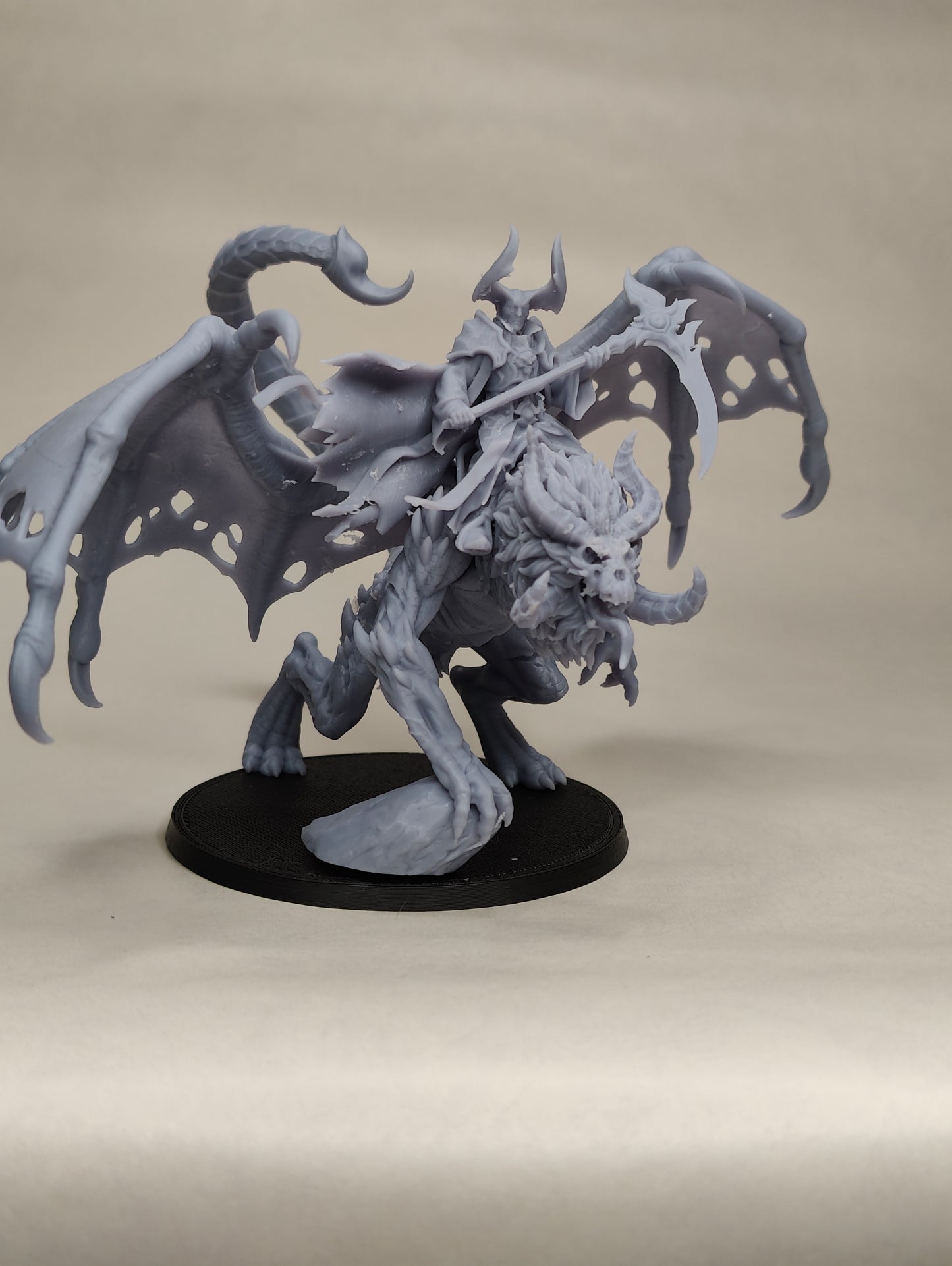 Mayhem Sorcerer on Undead Manticore