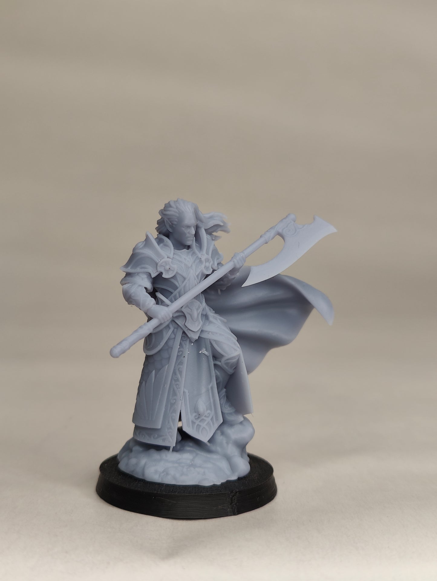 Polomhir, Silvermoor Elves Commander with Two handed Axe