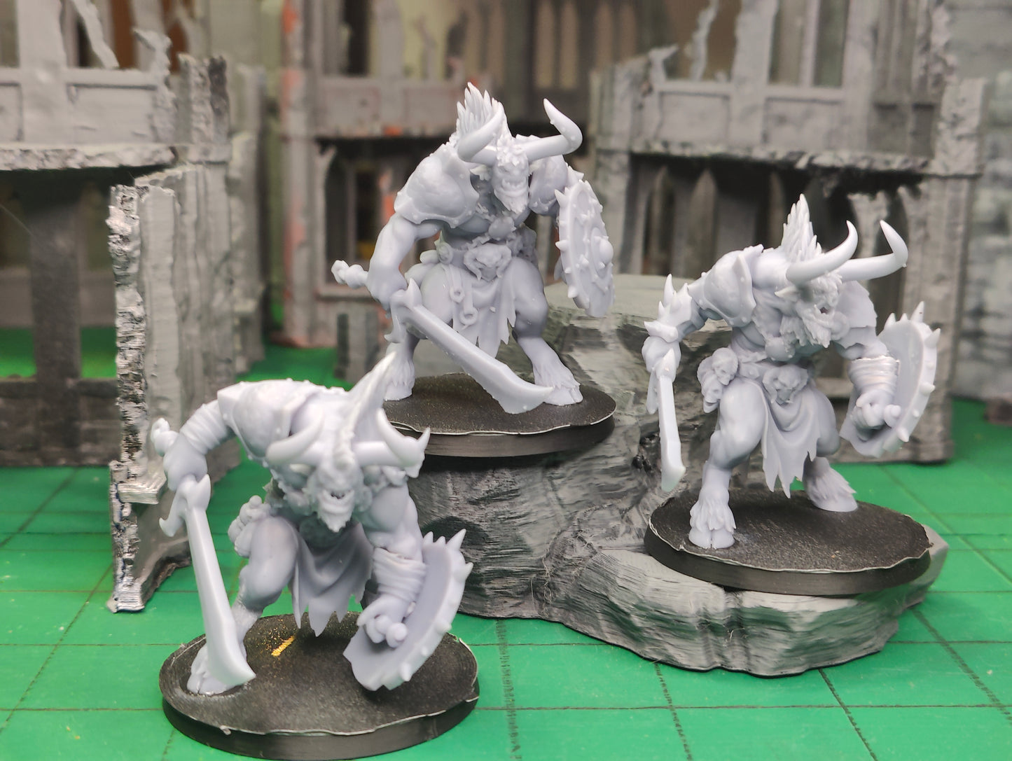 Minotaurs with Sword and Shield