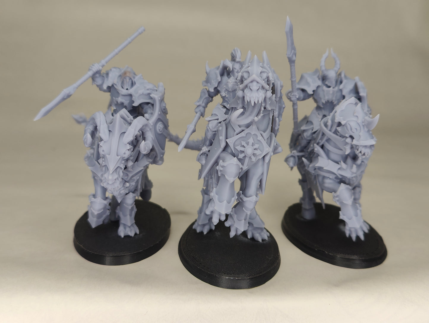 The Ascended Knights with Spear and Shield