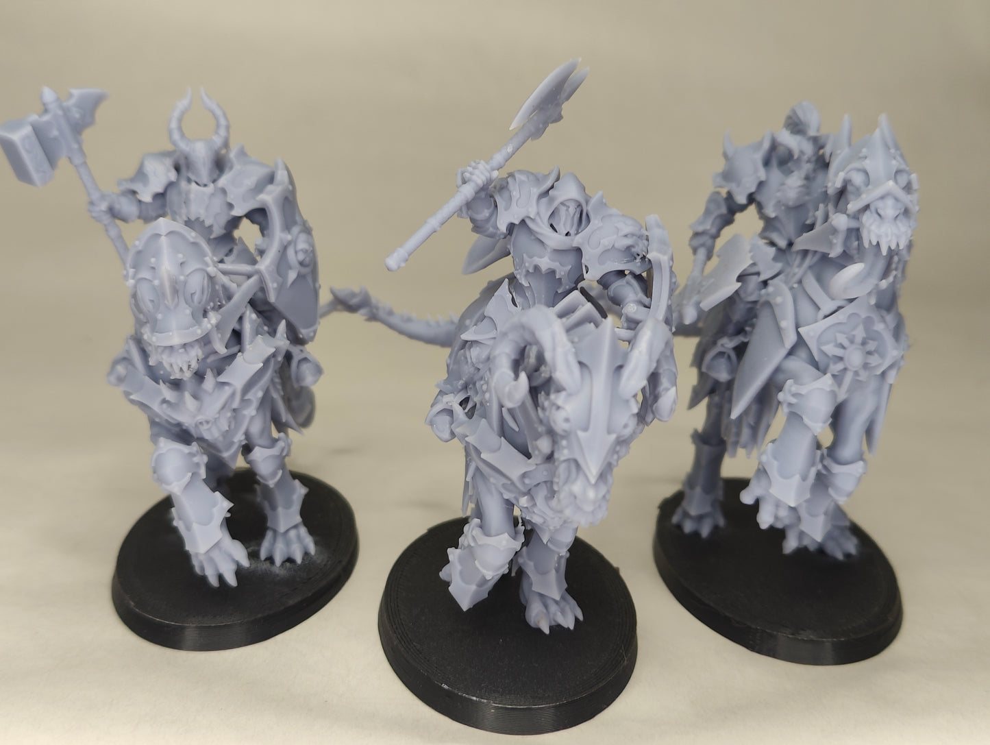 The Ascended Knights with Two Handed Weapon and Shield