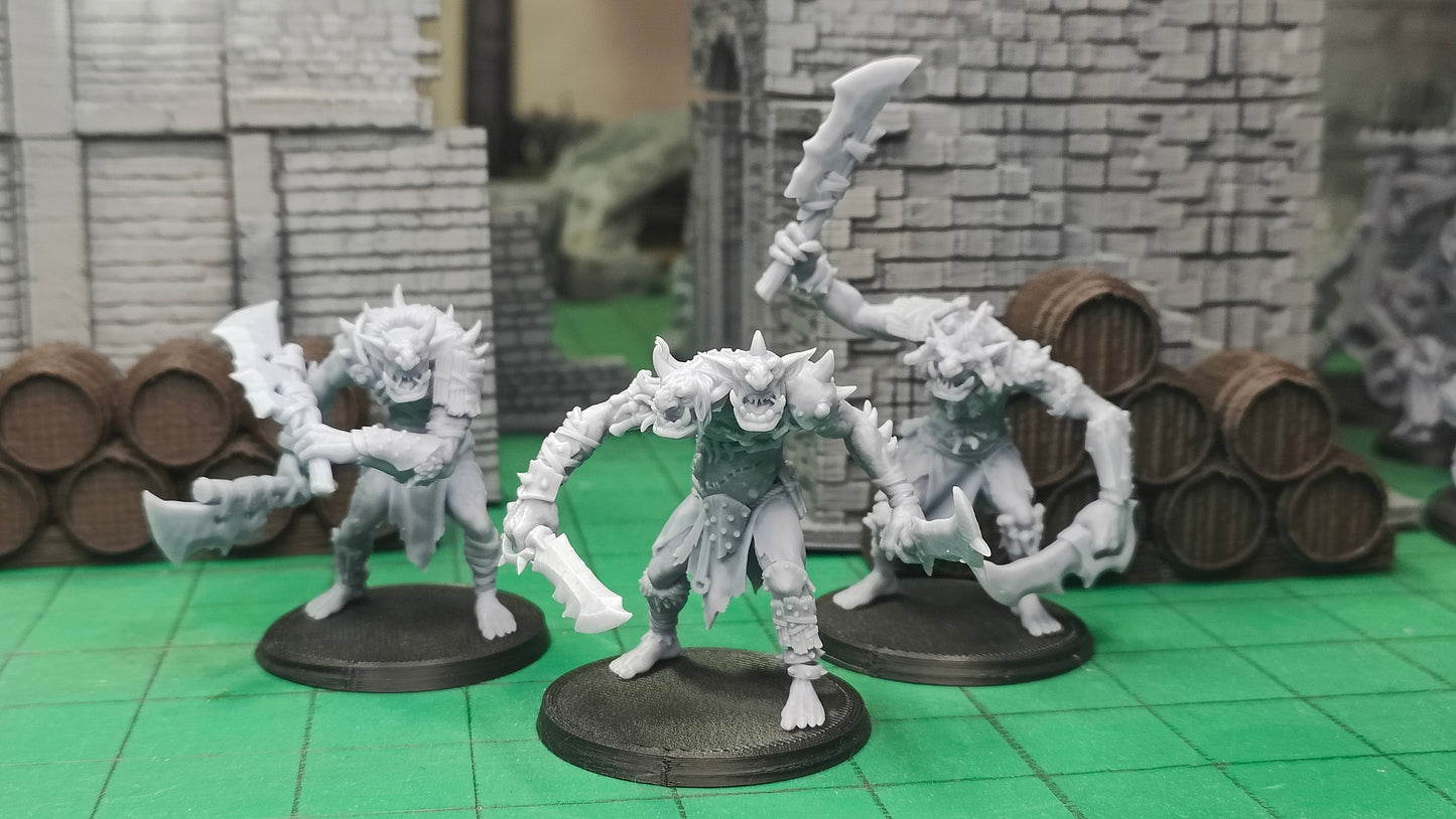 Trolls with Two Weapons fra Realms of Mayhem