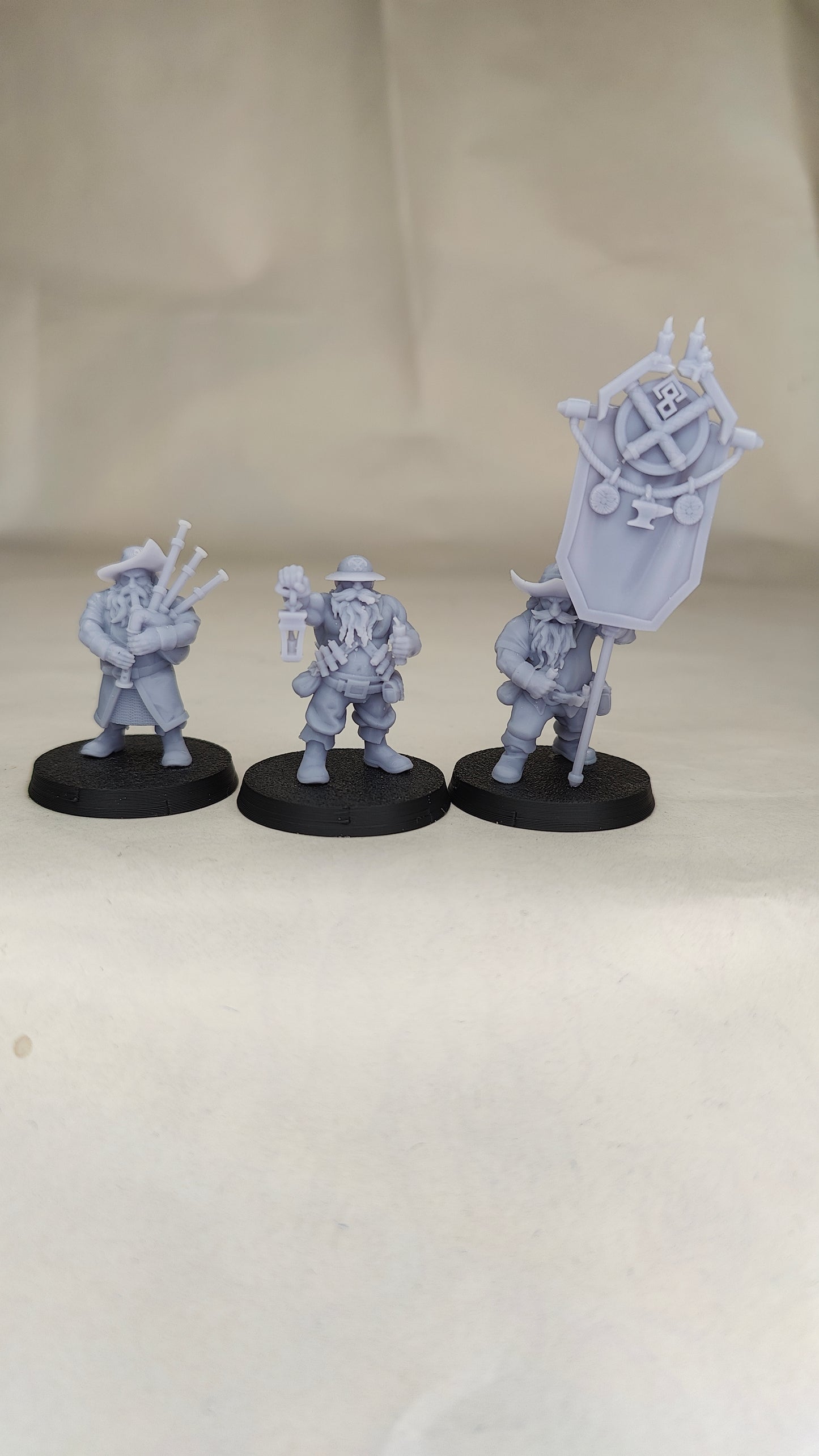 Dwarven Kingdoms Miners Command Group