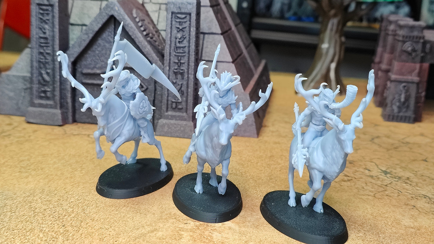 Evergreen Elves Deepwood Riders Command Group