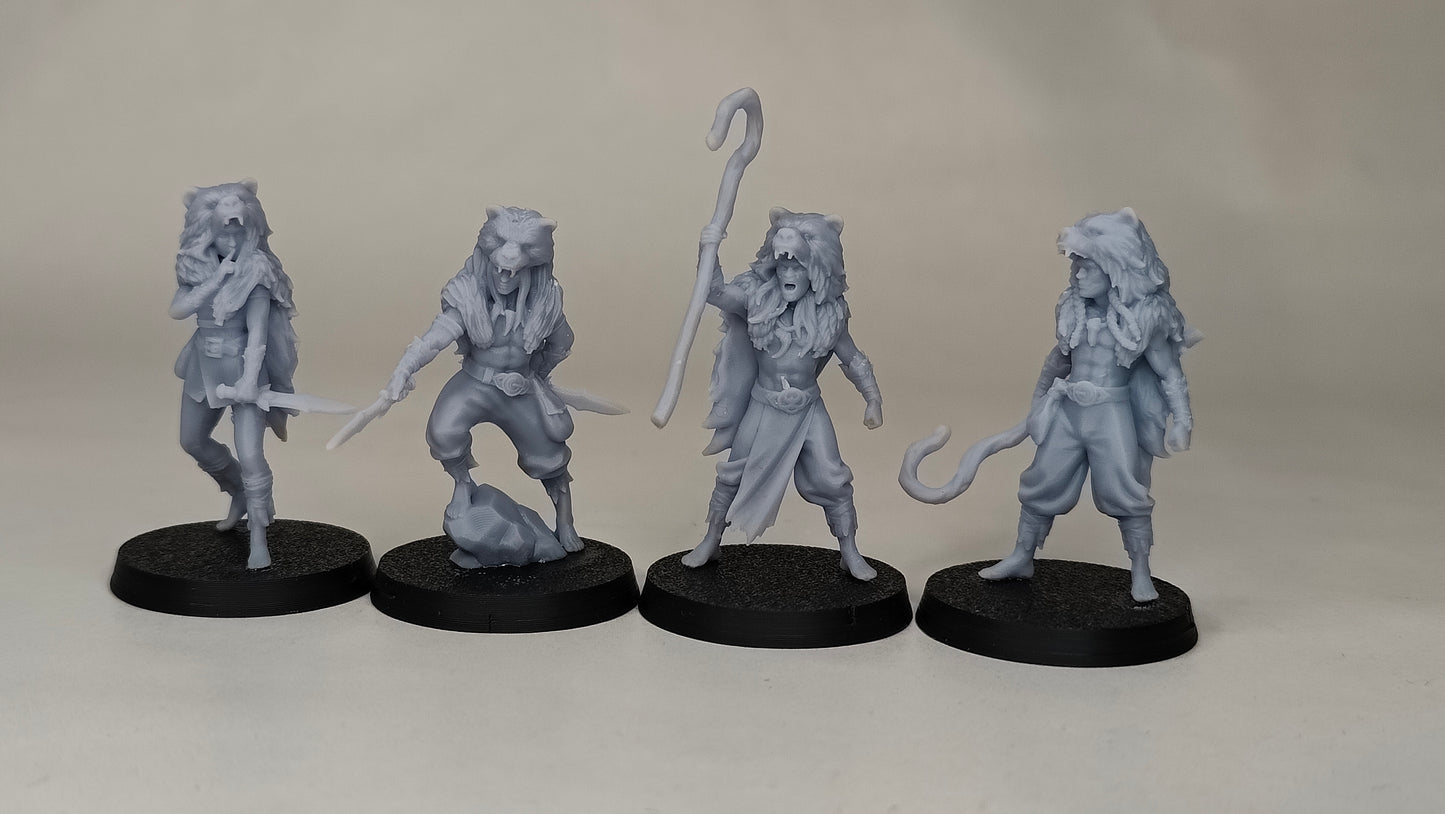 Evergreen Elves Beastmasters with Animals