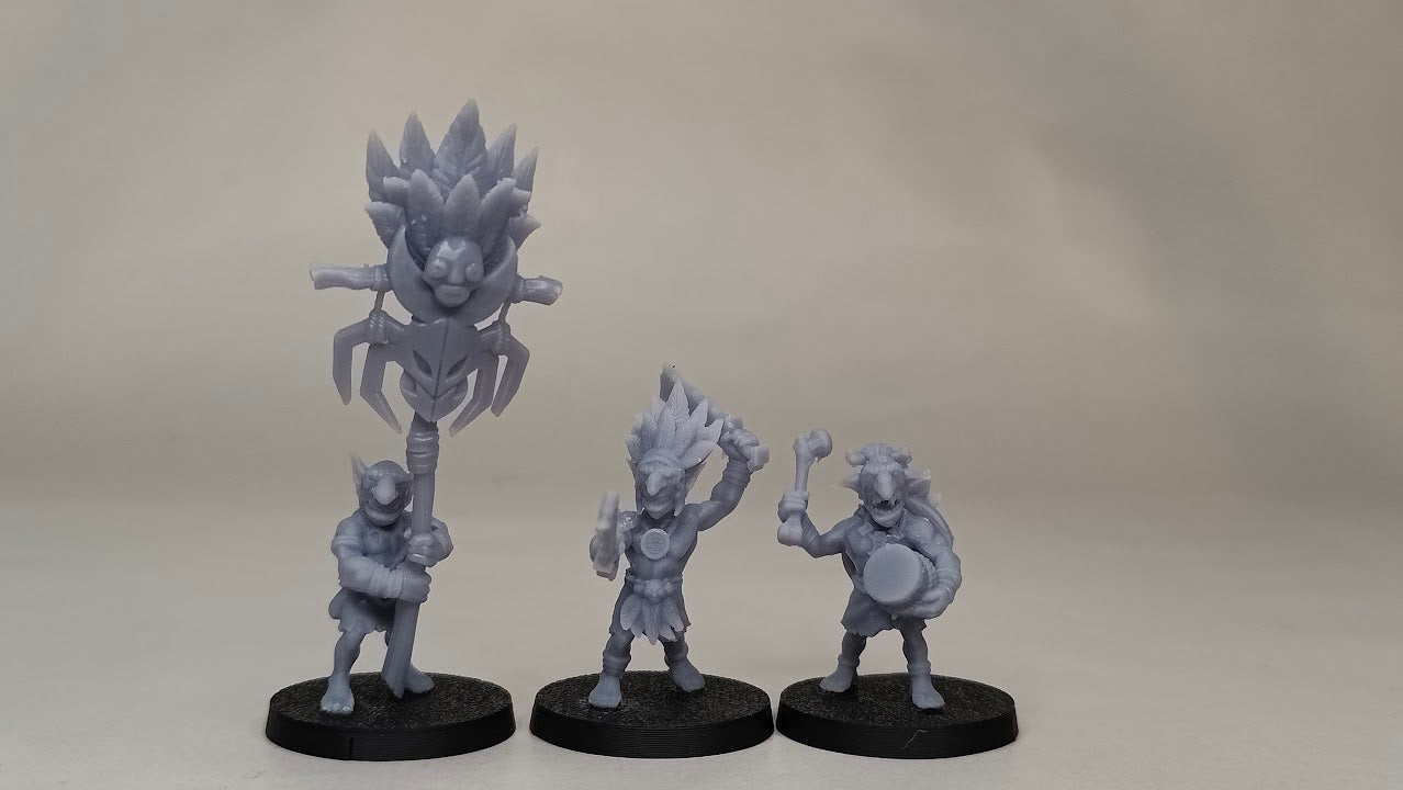 The Black Horde Goblins Jungle Warriors Command Group