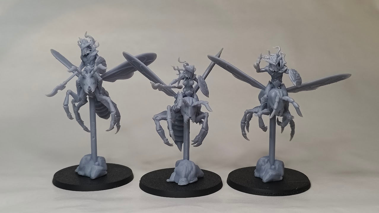 Evergreen Elves Spirits of the Forest Riders with Lances
