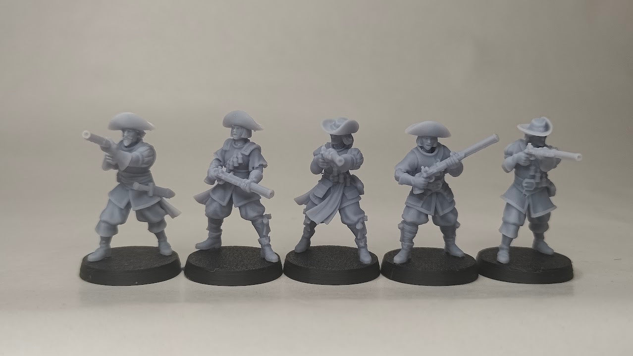 Musketeers with Gun