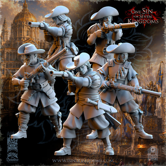 Musketeers with Gun
