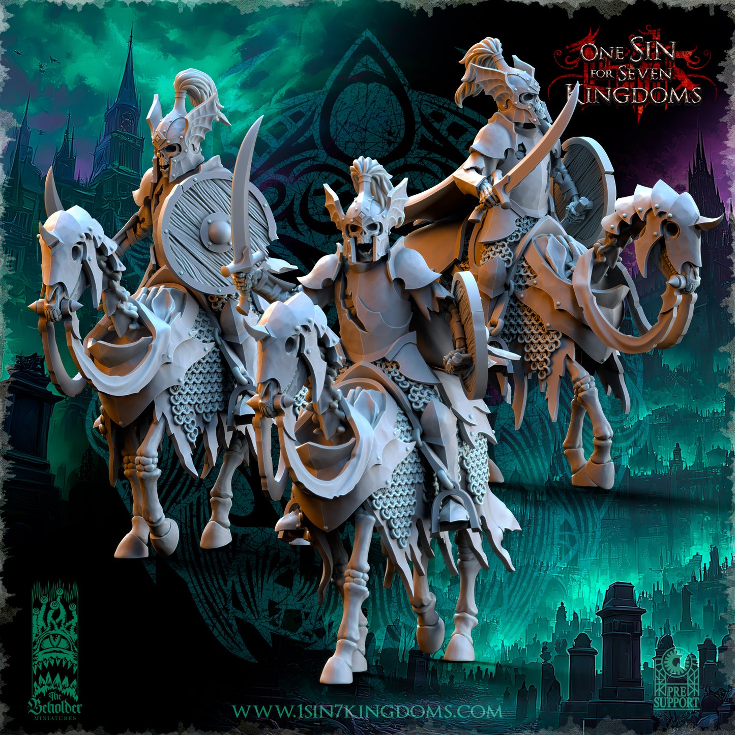 Grave Knights with Sword and Shield