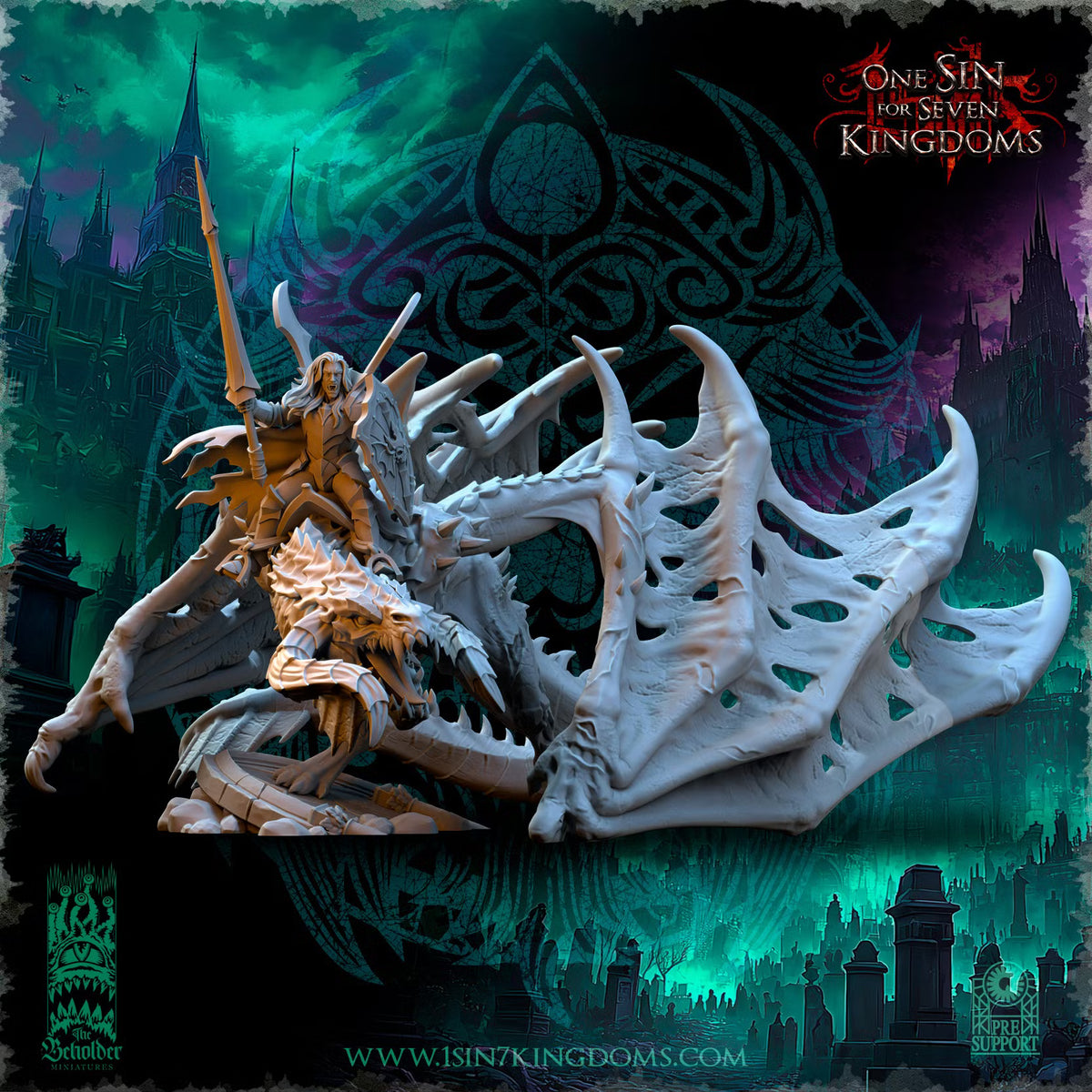 Tarkean, Lord Vampire on Undead Dragon