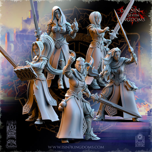 Sorceresses of the Inner Circle with Sword